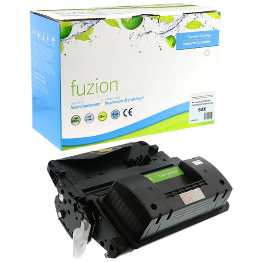 Cartouche de toner compatible HP 64X Fuzion - Haute capacité - Noir