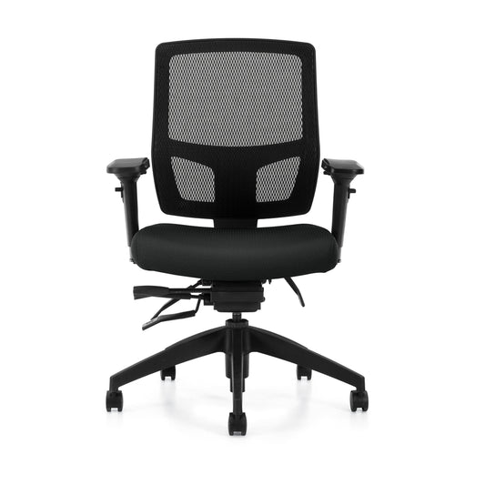 Global Mirage Medium Back Tilter Office Chair - Echo Terrace Fabric - Black