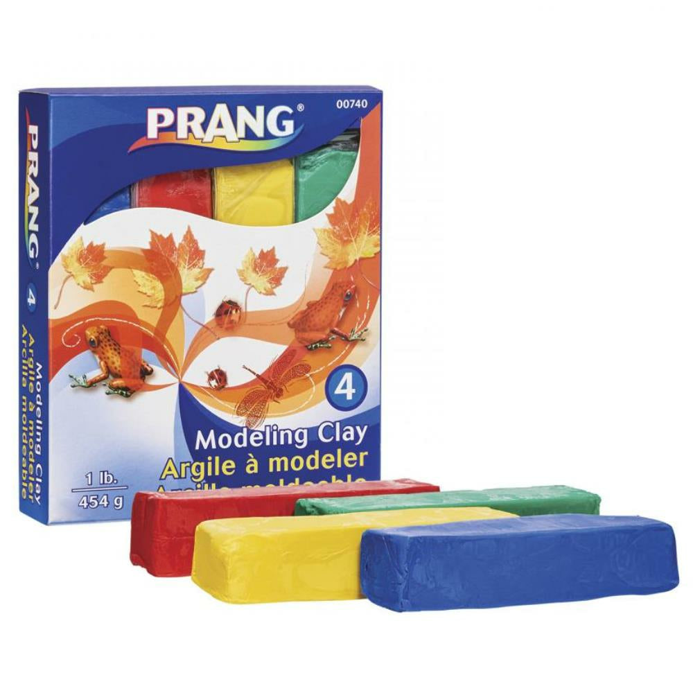 Pâte à modeler Prang, couleurs assorties, lot de 4