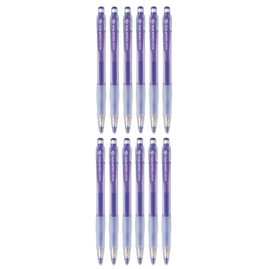Pilot Colour Eno Mechanical Pencils - 0.7mm - Purple - 12 Pack