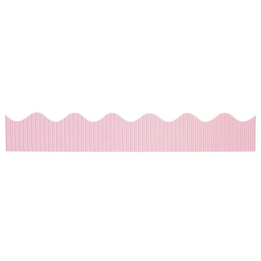 Bordette Decorative Border, Pink, 5.7cm x 15.24m, 1 Roll