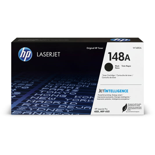HP 148A Original LaserJet Toner Cartridge - Original Yield - Black
