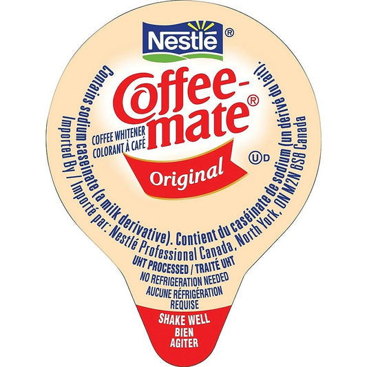 Blanchisseur Nestle Coffee-mate - Original - Singles - Paquet de 180