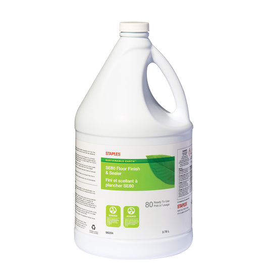 Sustainable Earth by Staples SE80 Floor Finish & Sealer - 3.78 L