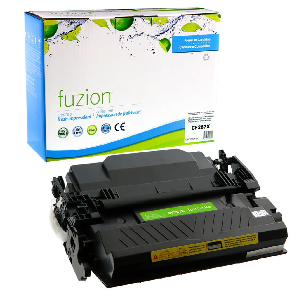 fuzion HP 87X Compatible Toner Cartridge - High Yield - Black