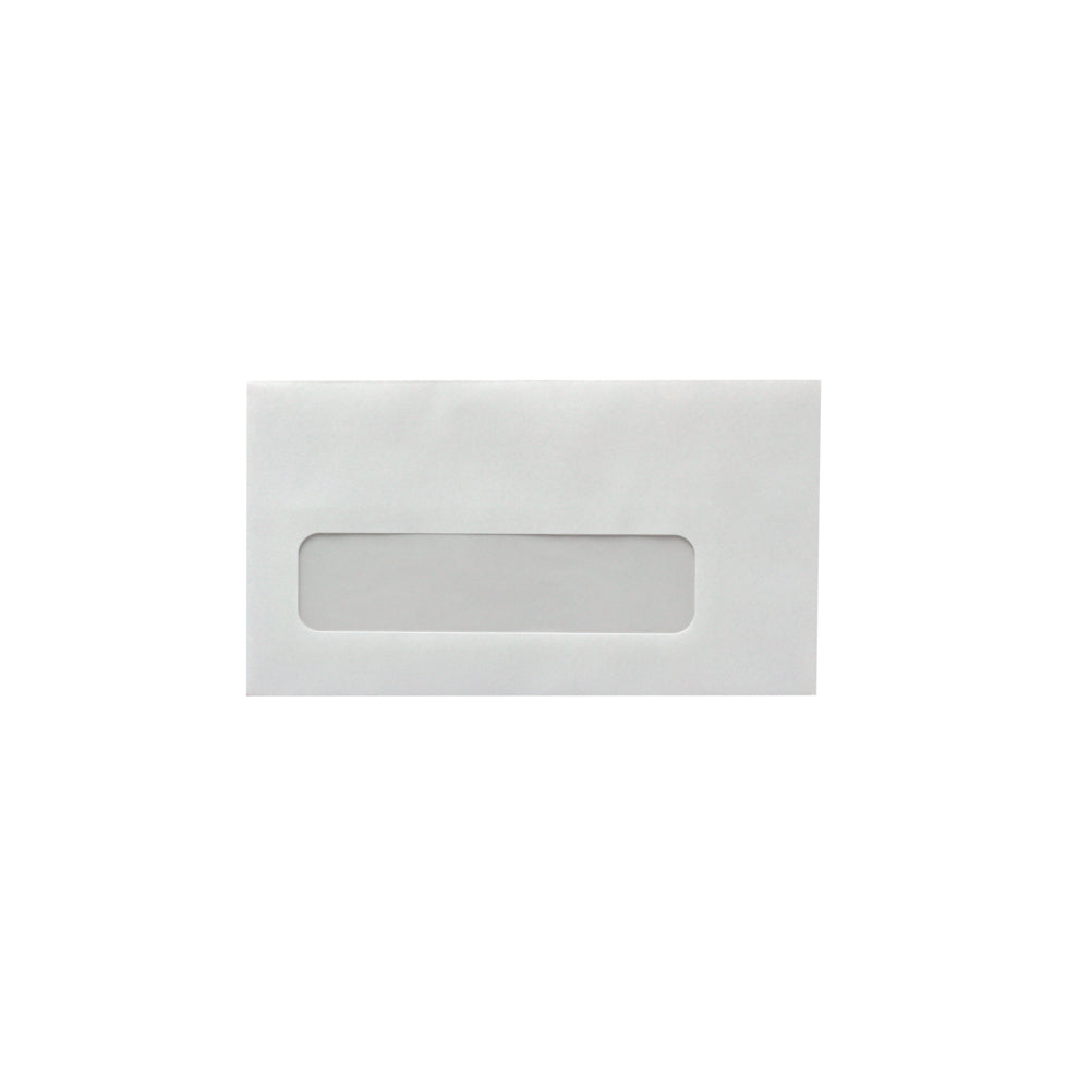 SupremeX Window Envelopes - #8 - Open Side - 24lb White Wove - 3-5/8" x 6-1/2" - 1000 Pack