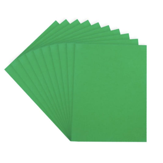 Green Foam Sheets, 9" x 12", 10/pkg