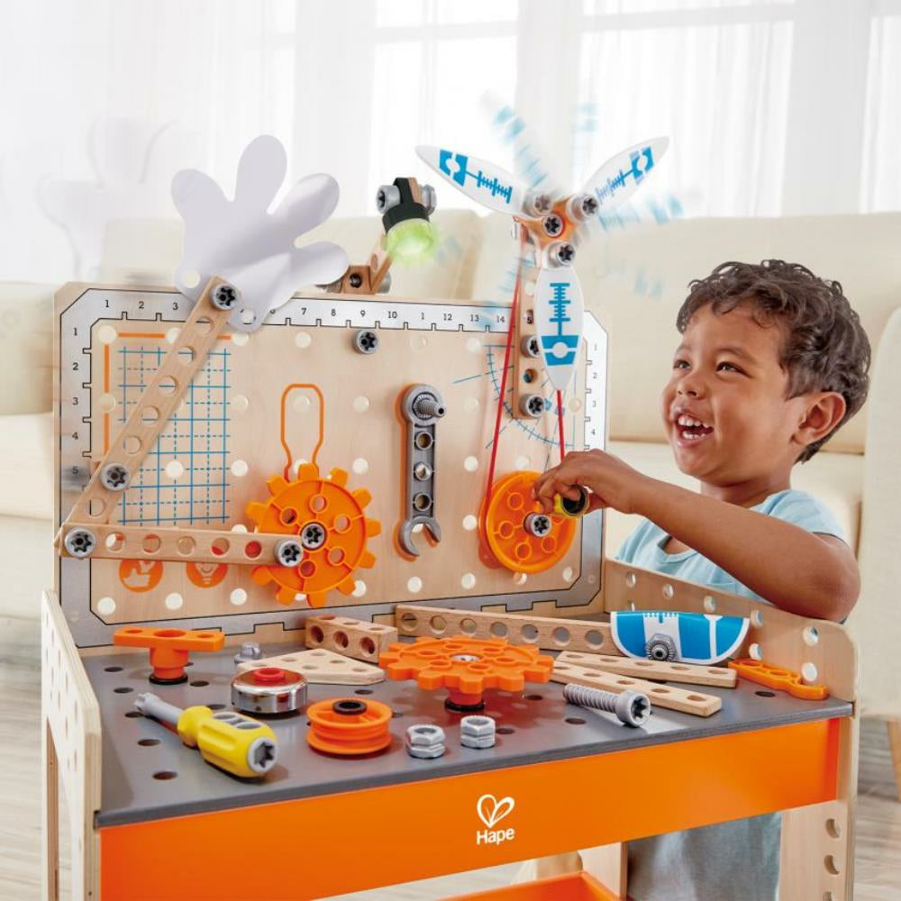 Établi scientifique de luxe Hape, 49 x 30 x 78 cm, 79 €/ensemble