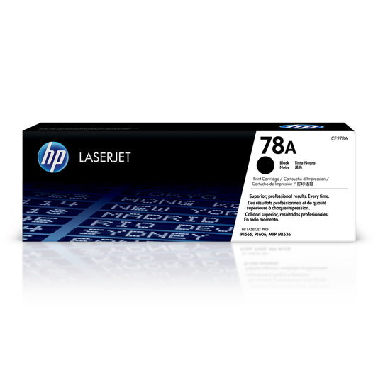 HP 78A (CE278A) Black Original LaserJet Toner Cartridge