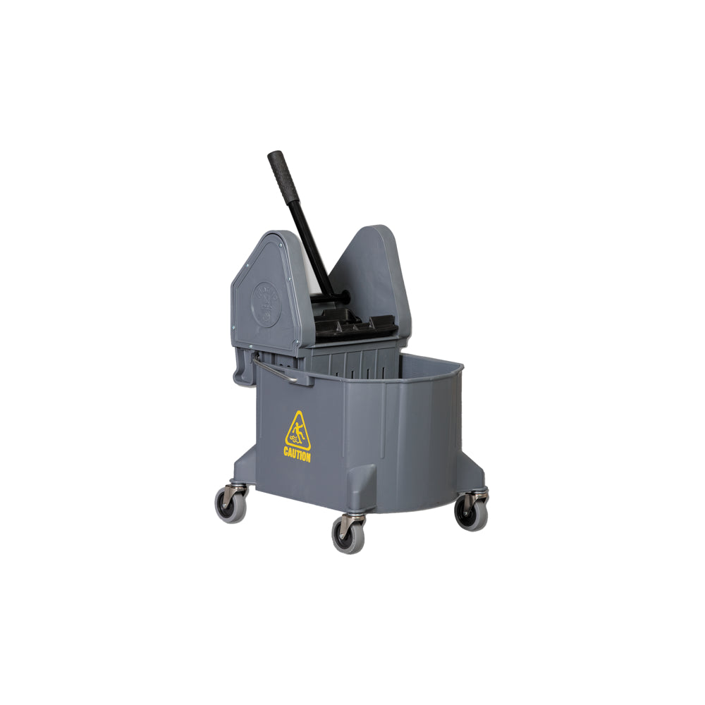 Ensemble seau et essoreuse Vileda Downpress - Capacité 25-30 L - Gris
