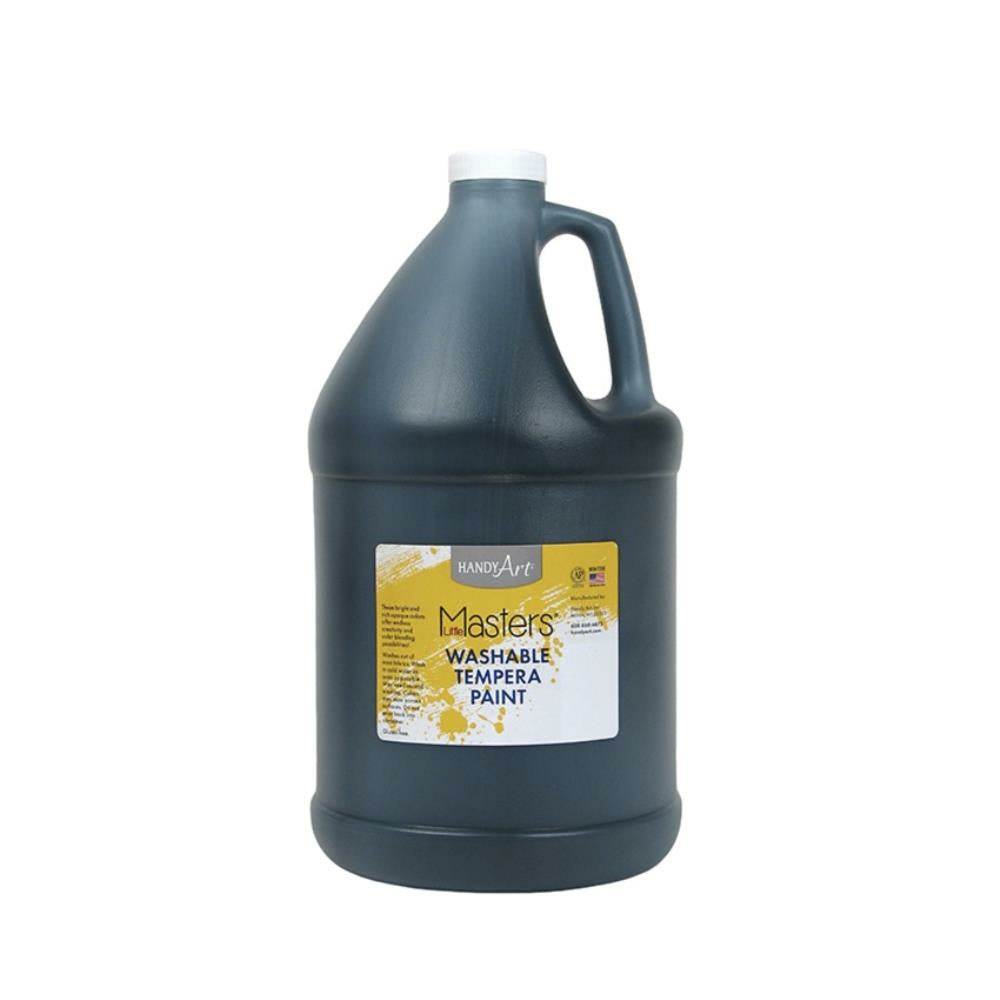 Little Masters Washable Tempera Paint - 3.78L - Black