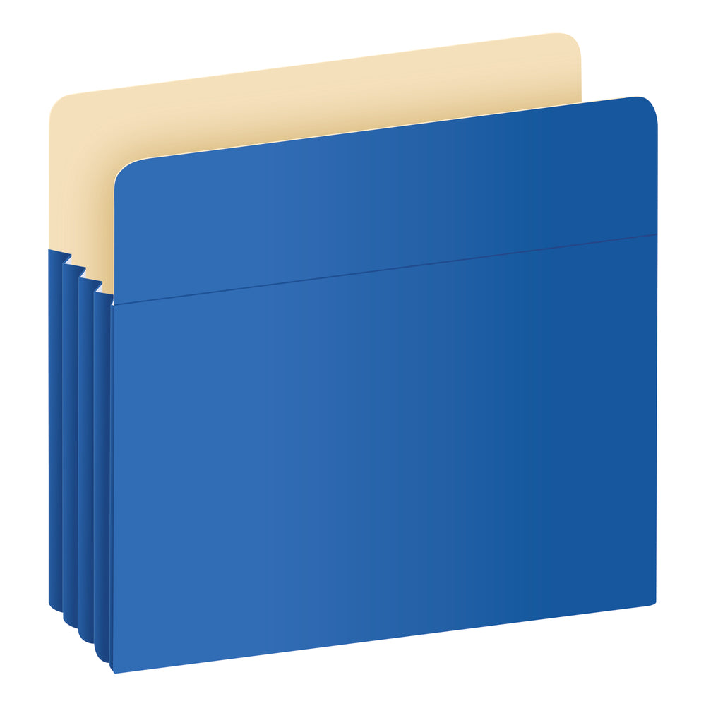Pendaflex File Pocket - 3 1/2" Expansion - Legal - Blue