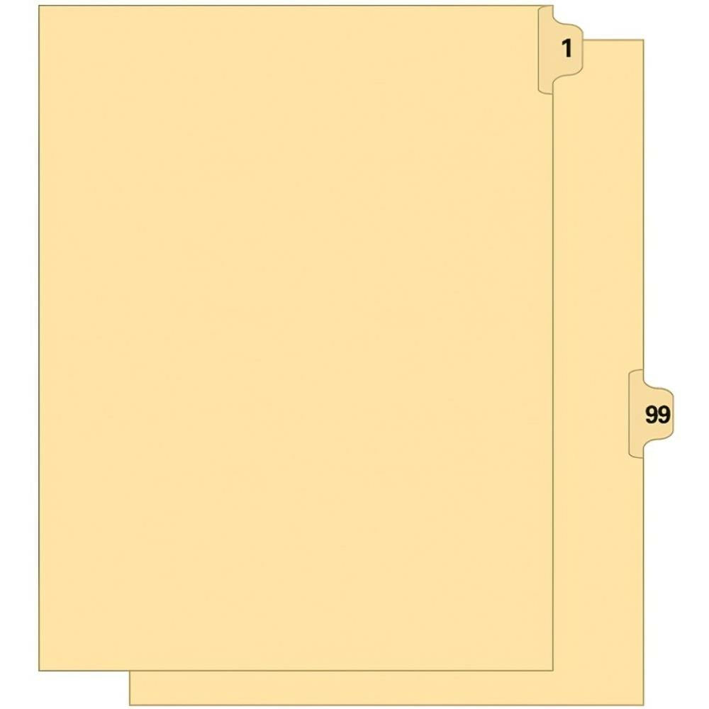 Onglets Supreme Litigation 15e coupe, singles numériques 11" Buff #5