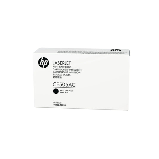 Cartouche de toner noir HP LaserJet (CE505AC)
