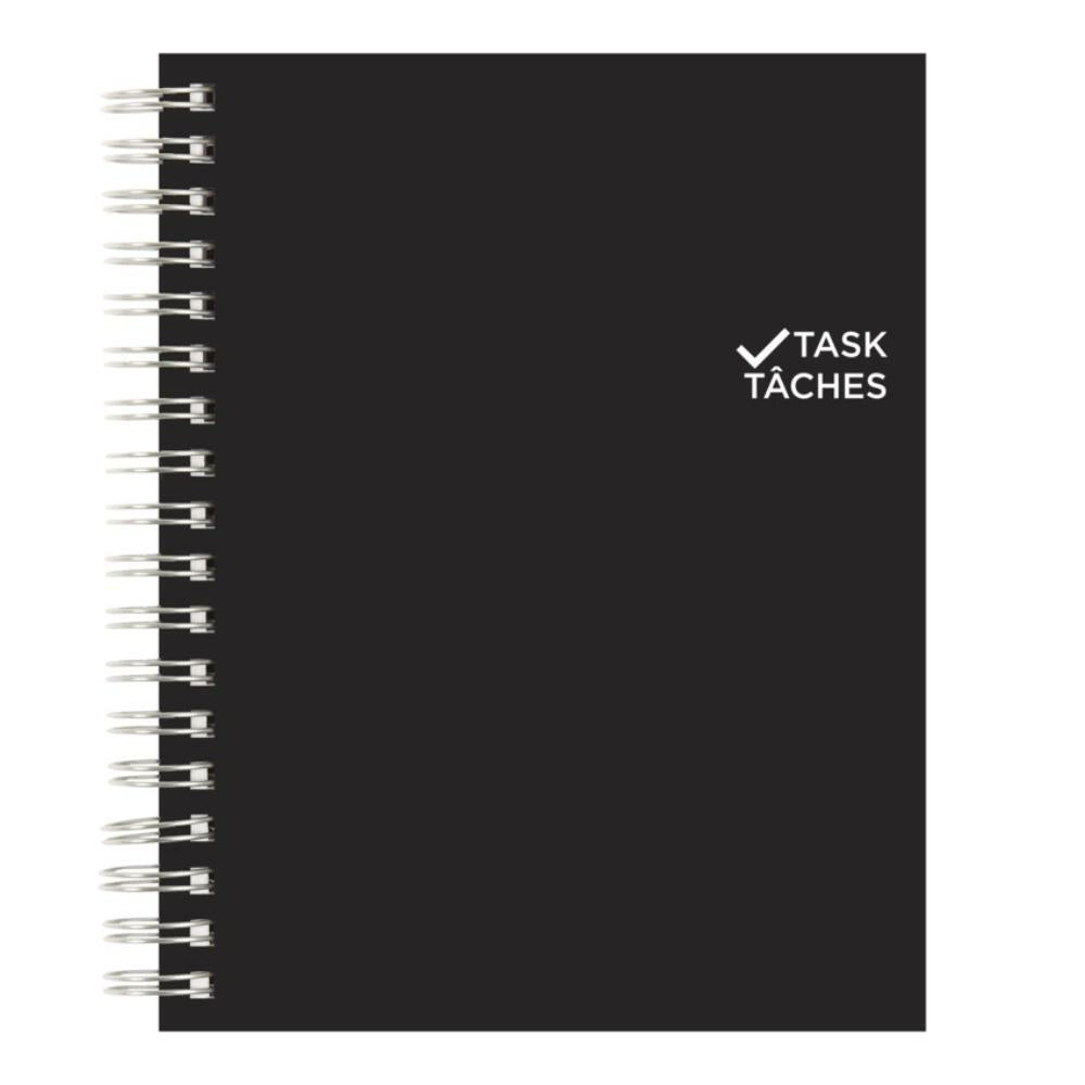 Blueline Undated Task Planner, 9-1/4" x 7-1/4", Black, Bilingual (B310.81B)