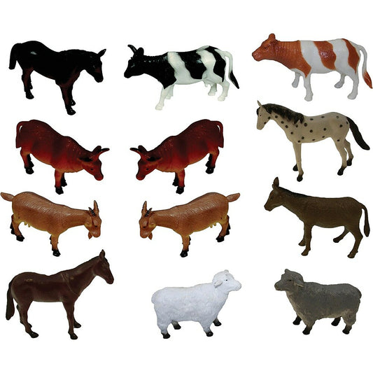 Get Ready Kids Farm Animals Playset - 12 Pack