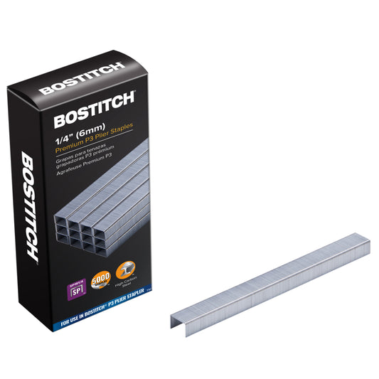 Agrafes de pince Bostitch Premium pour P3 - Paquet de 5 000