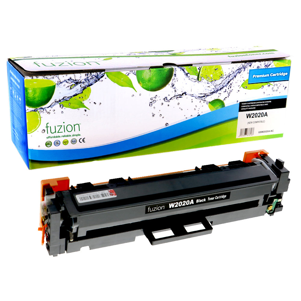 fuzion HP 414A (W2020A) Compatible Toner Cartridge - Standard Yield - Black