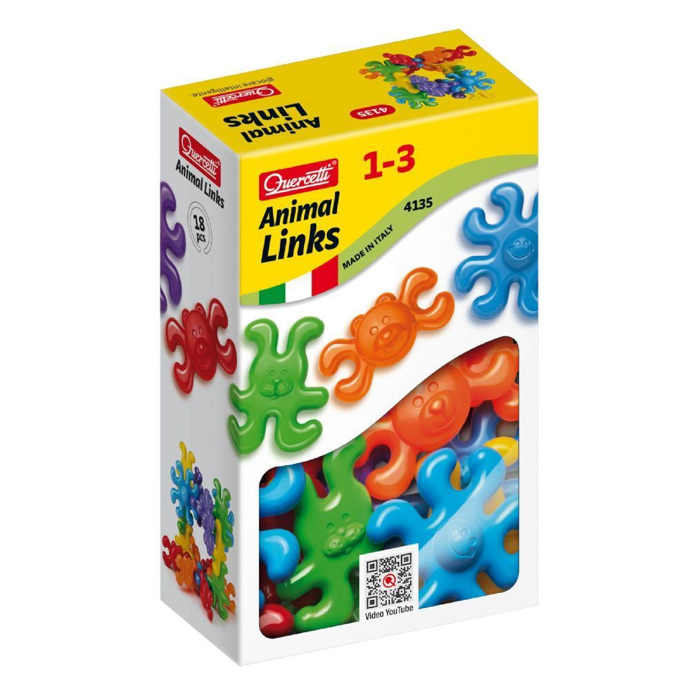 Liens animaux Quercetti - 18 pièces