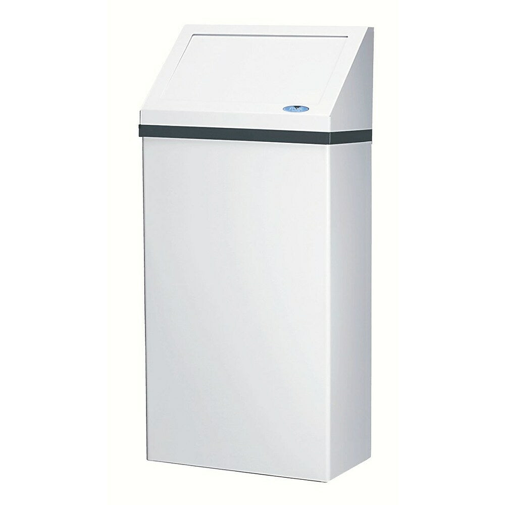Frost Wall Mounted Waste Receptacle - 50-Litre - White Epoxy