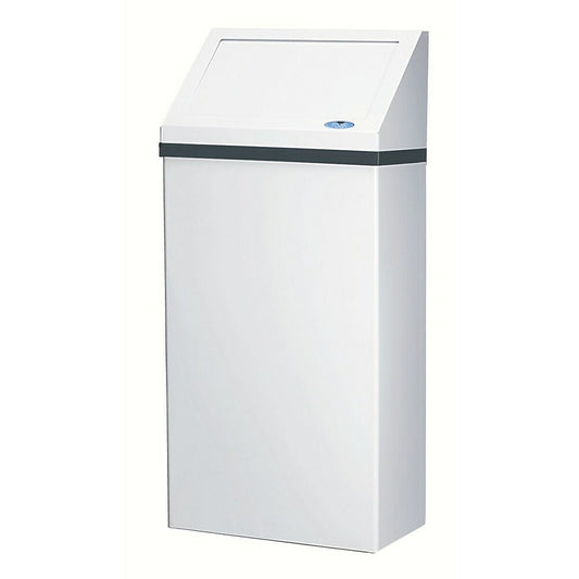 Frost Wall Mounted Waste Receptacle - 50-Litre - White Epoxy