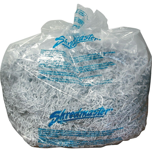 Sacs de déchiquetage GBC, 48 po (H) x 15 po (L) x 18 po (P), paquet de 25