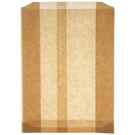HOSPECO Kraft Waxed Paper Receptacle Liner Bags - 500 Pack