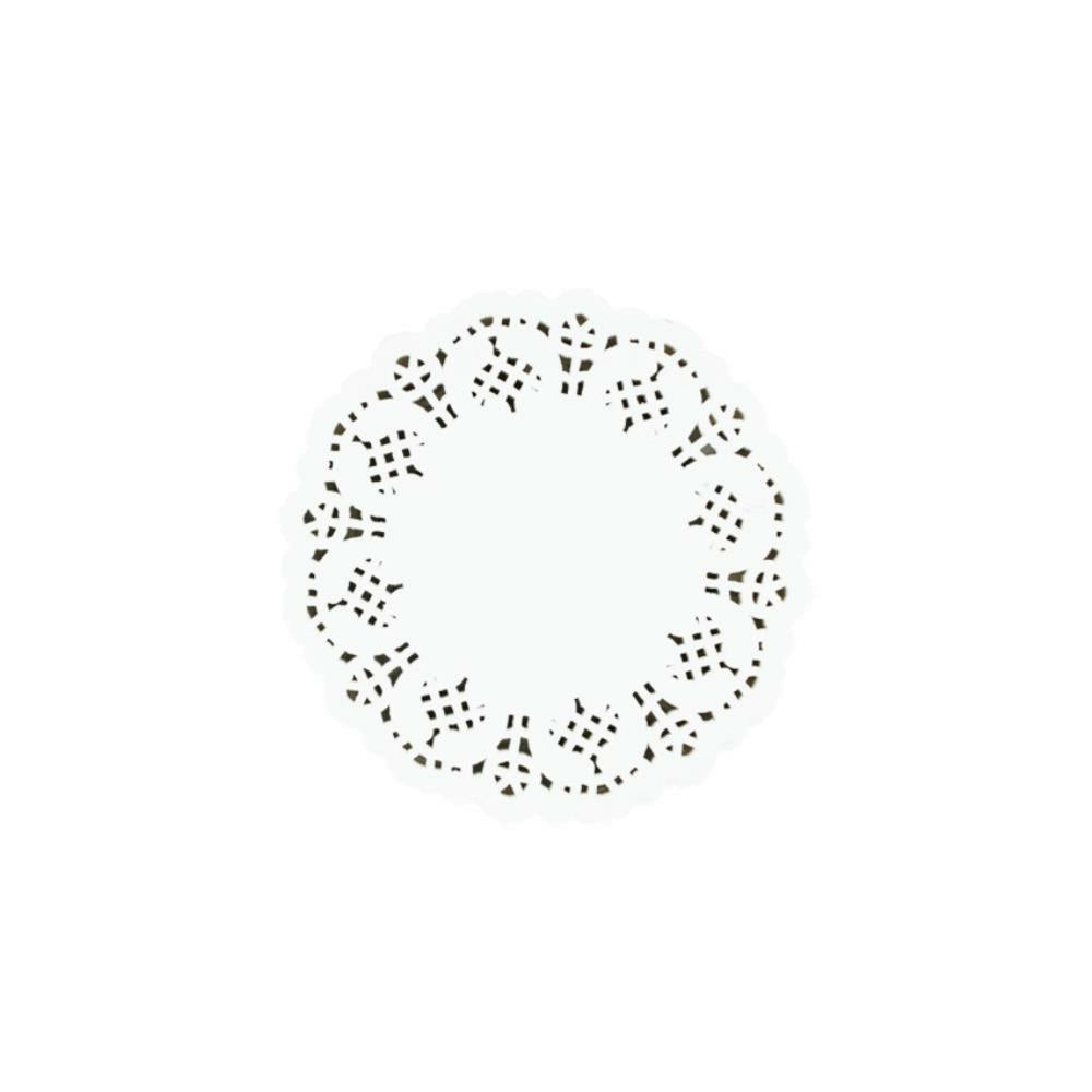 Round White Doilies, 6.5", 100/pkg