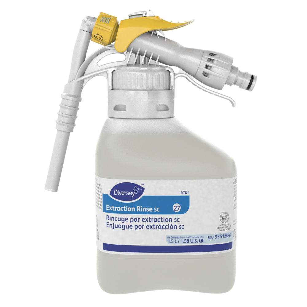 Diversey Extraction Rinse - Fruity Scent -1.5L RTD - Clear - 2 Pack