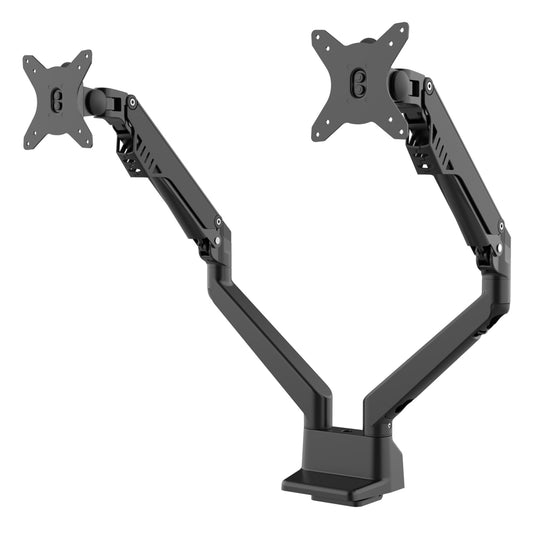Horizon ActivErgo Dual Gas Spring Monitor Arms - Black