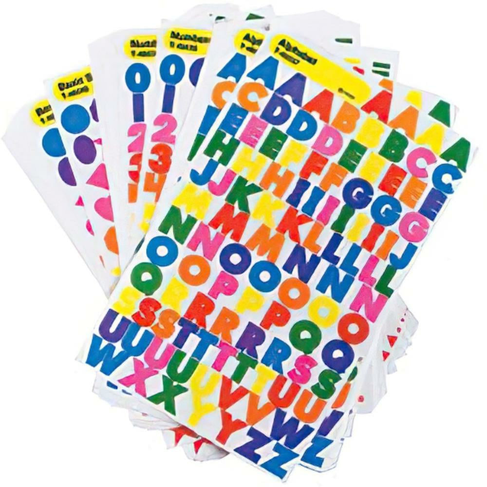 Trend Alphabet, Numbers, & Shapes superShapes Stickers Variety Pack, 2 ...