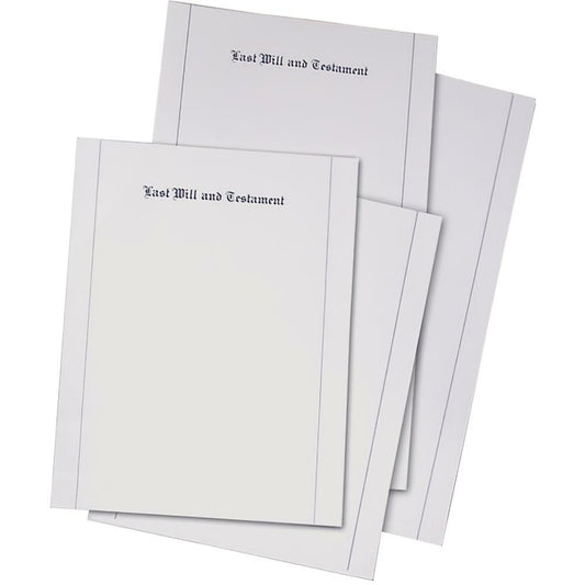 Supreme Last Will and Testament Forms 14" 50/pkg
