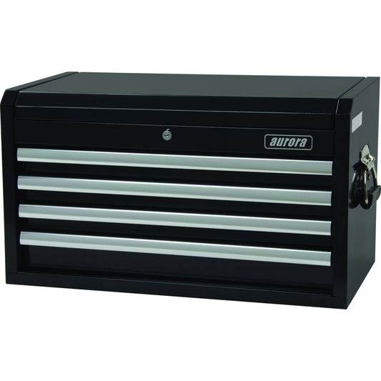 Aurora Tools Industrial 26"W 4-Drawer Tool Chest - Black