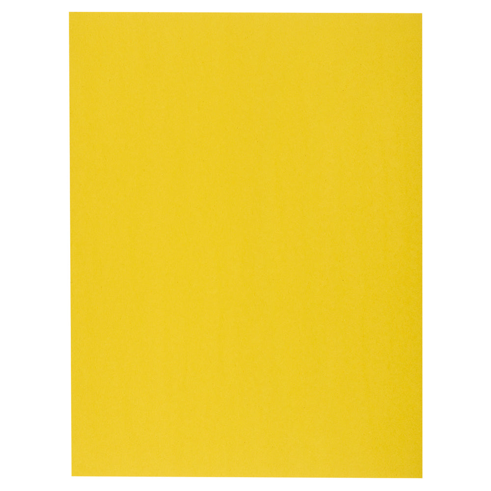 Papier de construction North American Paper Inc. – 18" x 24" – Jaune – 48 feuilles