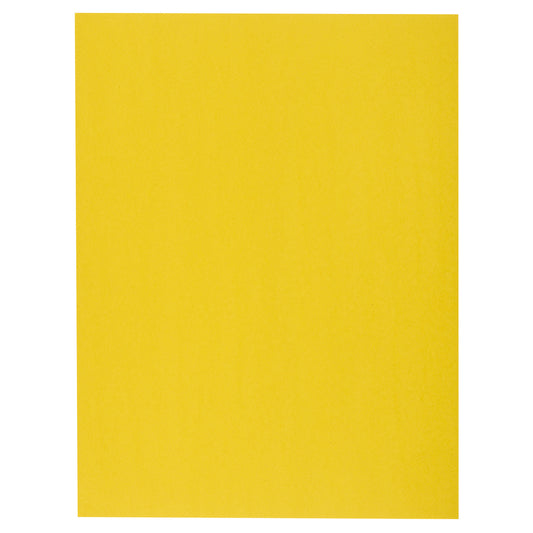 Papier de construction North American Paper Inc. – 18" x 24" – Jaune – 48 feuilles