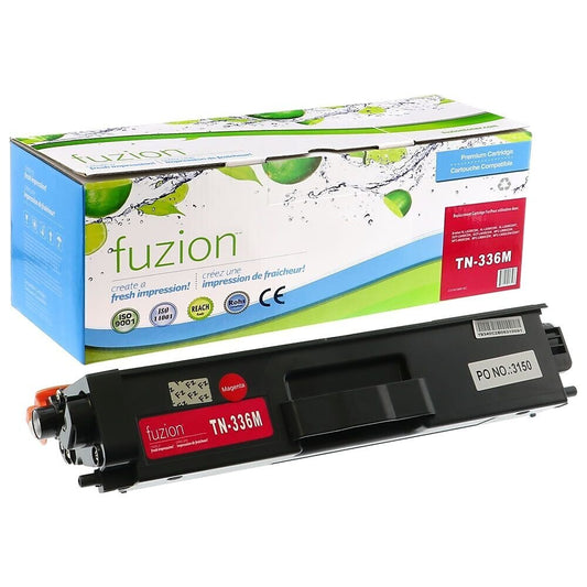 fuzion Brother TN336M Compatible Toner Cartridge - High Yield - Magenta