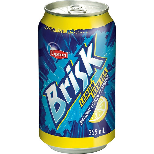 Brisk Lemon Iced Tea - 355ml - 12 Pack