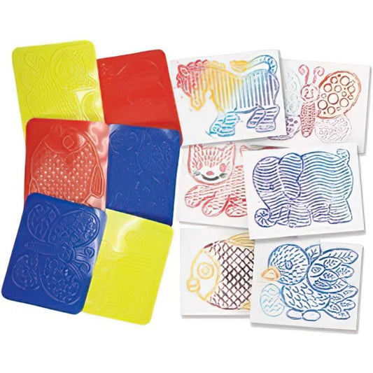 Roylco Junior Size Rubbing Plates