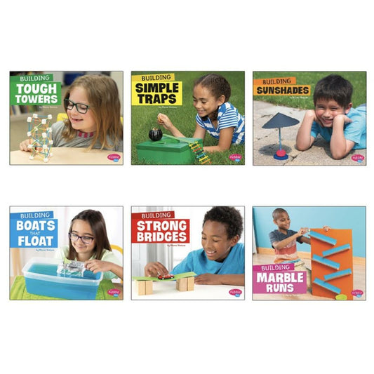 Fun Stem Challenges Book Set, Paperback, 24 pages, 11" x 9", 6/Set