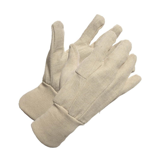 Forcefield Cotton Work Glove with Knitwrist - One Size - 2 Pack