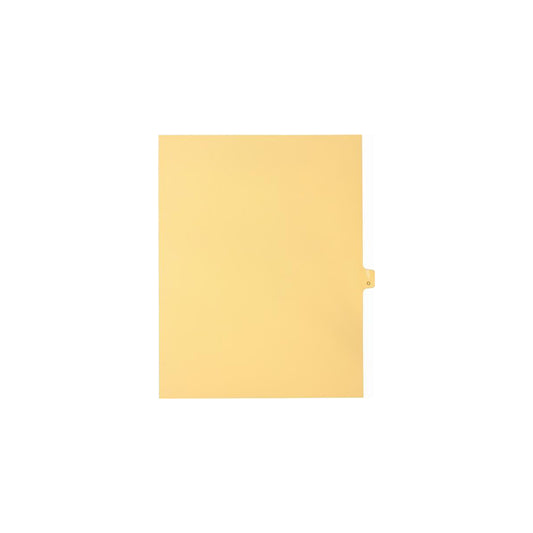 Sterling Alpha Singles Tabs, Letter O, Buff, Letter Size, 1/26th Cut, 25/pk