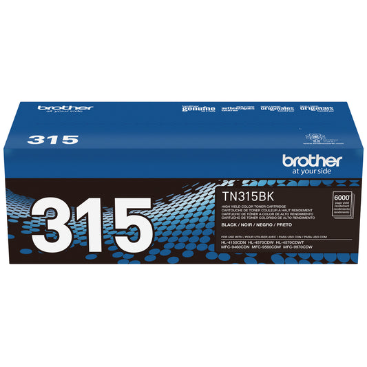 Cartouche de toner noir haute capacité Brother TN315