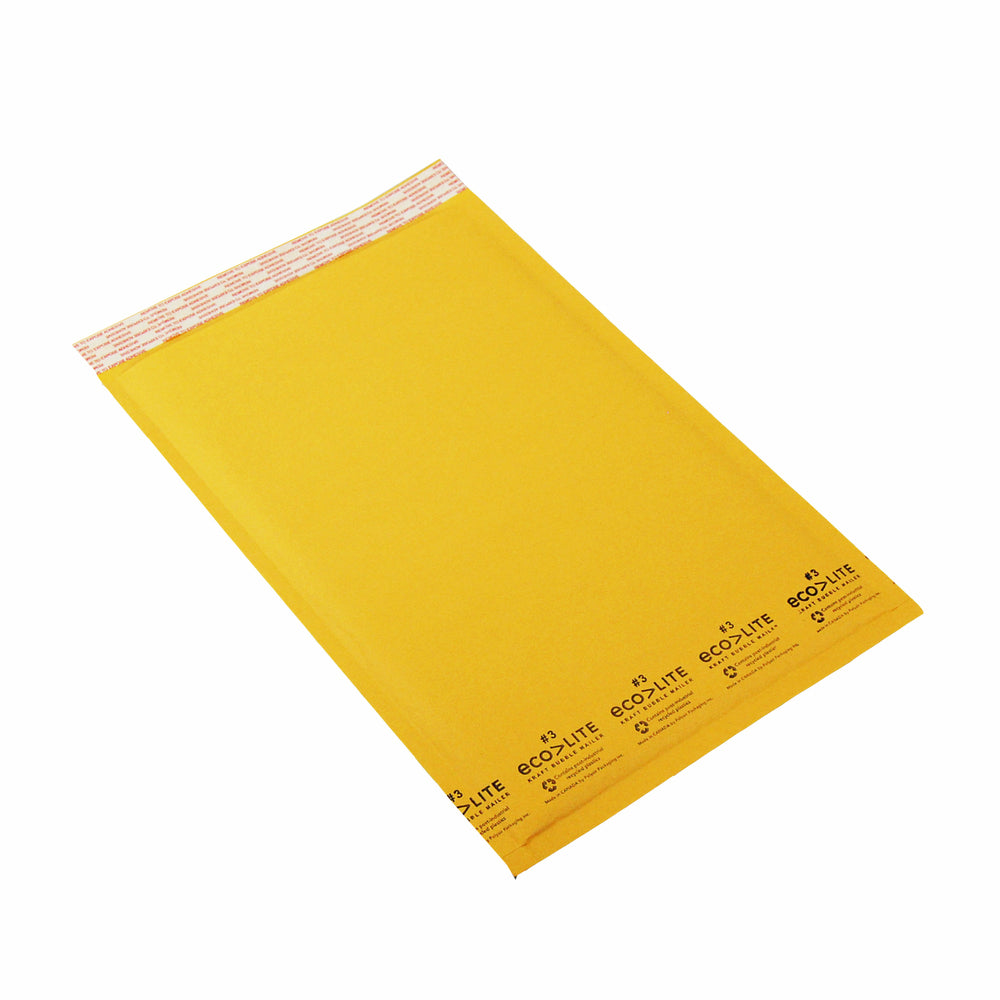 Crownhill Self-Adhesive Closure Mailers with Air Bubble Lining - 8-1/2" W x 14-1/2"L - 25 Pack
