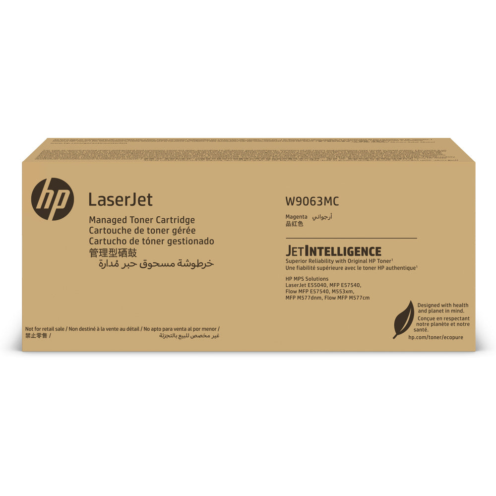HP Magenta Original Managed LaserJet Toner Cartridge (W9063MC)