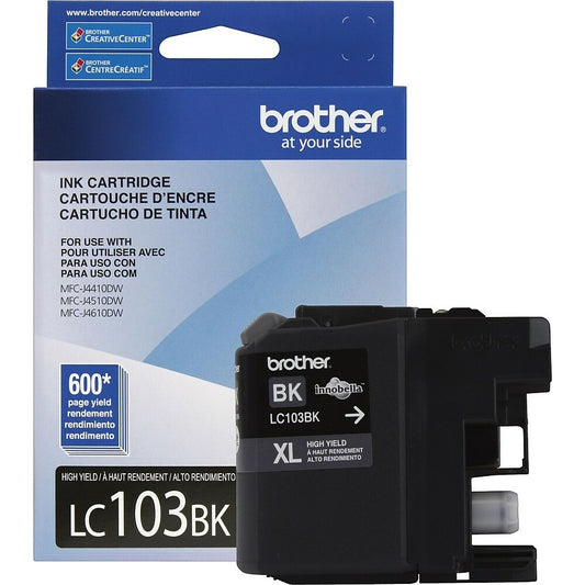 Cartouche d'encre noire haute capacité Brother LC103