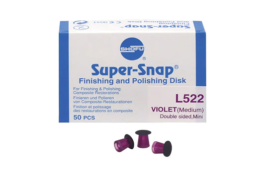 Disque à ailettes SHOFU #L522 SUPER-SNAP Violet Moyen (50)