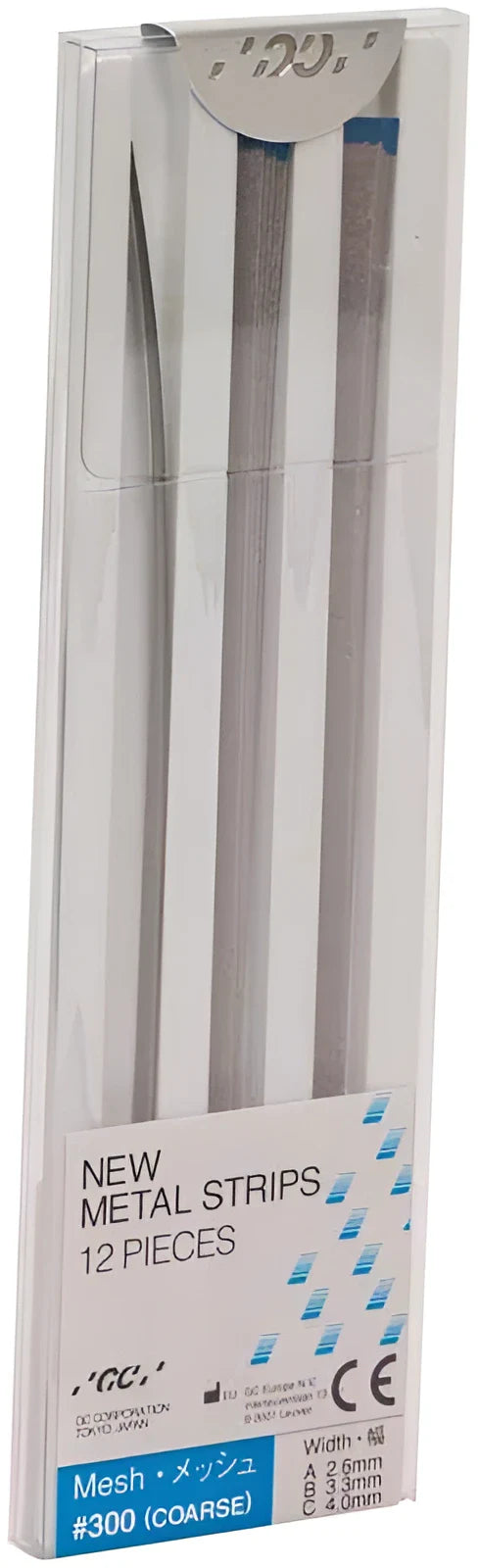 BANDES MÉTALLIQUES Bleu grossier #300mesh/90mic Asso. 'A' #000255