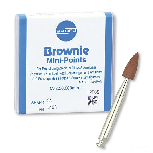 Brownie Shofu CA Mini Point/KN7/PC2/WH6/Disque/Gobelet (12 ou 72)