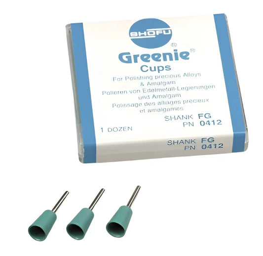 SHOFU FG GREENIE CUP / MINI POINT (72)