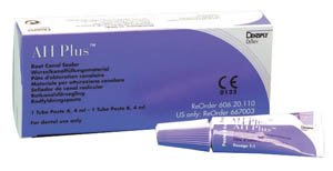 AH PLUS 4 ml chacun. Coller A&amp;B #60620110 (DENTSPLY)
